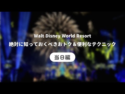 【WDW攻略②】当日編