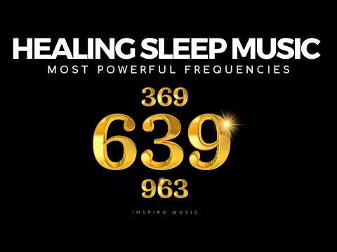 BLACK SCREEN SLEEP MUSIC 639HZ / Manifest While Sleep / BINAURAL