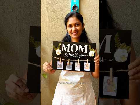 Mother’s Day Gift DIY | Mother’s Day Craft #mothersday #handmade #shorts #photoframe #cricutmade