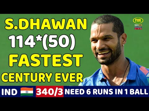 SHIKHAR DHWAN BATTING 114 RUNS | IND VS SRI LANKA ODI MATCH | SHOCKING BATTING EVER🔥😱