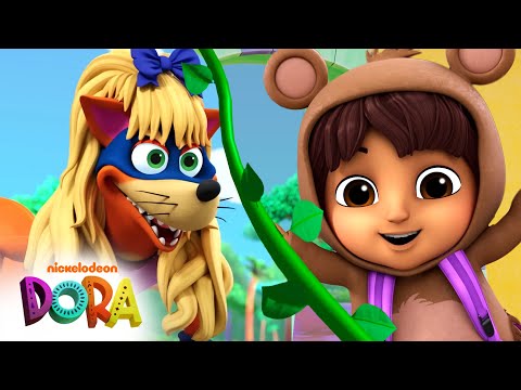 Dora Saves Fairytale Land! #3 💗 Goldilocks and the Dragon! | Dora & Friends