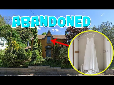 Mysterious Abandoned House: Wedding Dress Frozen in Time!