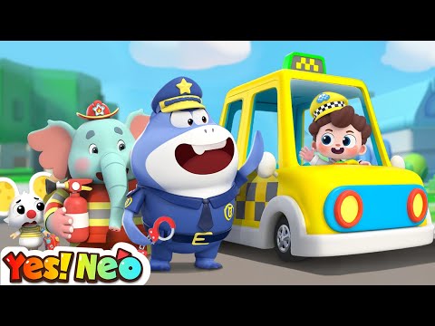 🔴LIVE | Taxi Rescue Team | Occupation Song | Cars Rescues | Nursery Rhyme & Kids Songs | Yes! Neo