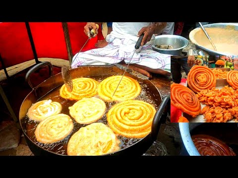 Old Dhaka Popular Street Food Jalebi | 5Kg Large Size Jalebi Making | Would Street Food