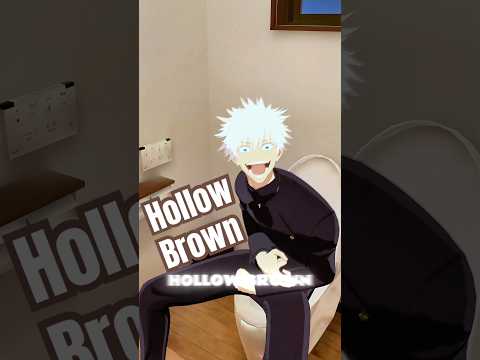 Gojo vs Mirko: Hollow Brown 😂 #mha #gojo #gojosatoru #mirko #anime #meme #vrchat #vrc