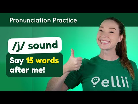 Practicing /j/ – English Pronunciation Lesson (Part 2)