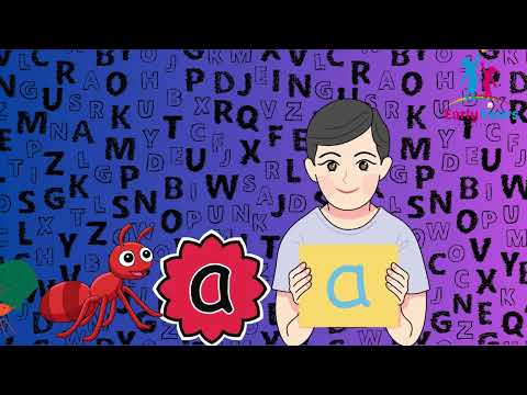 Phonics Sound 'a' | Full Lesson on How to Teach Preschoolers letters | Jolly Phonics"