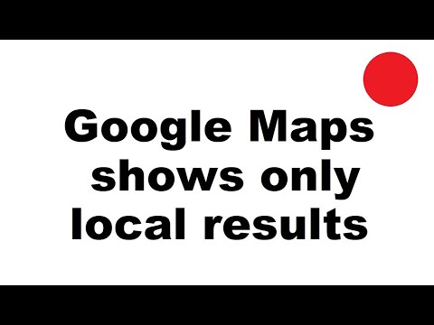 No results away from actual location trick - Google maps