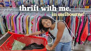 I spent 5 hours thrifting in MELBOURNE ♡ savers haul + tryon