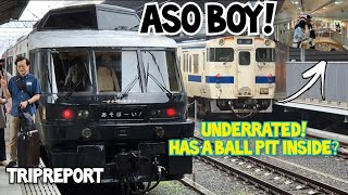 MOST Underrated Sightseeing Train in Kyushu? | Aso Boy | Kumamoto 熊本 ➡️ Beppu 别府 （JR Kyushu)