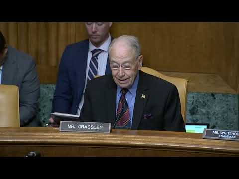 Grassley Calls for Bipartisan Approach to Social Security at Senate Budget Hearing