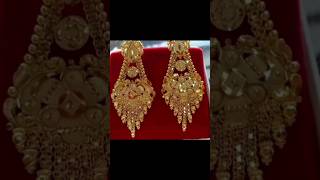 Latest gold Earrings design for bridal| gold earrings designs #shorts #youtubeshorts #earings#gold