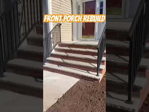 Front Porch Rebuild #diy #construction #frontporch #rebuild #howto #stepbystep #bluecollar #trending