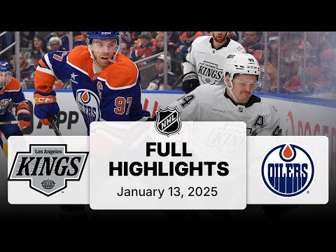 NHL Highlights | Kings vs. Oilers | January 13, 2025