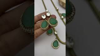 Kundan stone jewellery #shorts