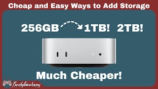 Cheap and Easy ways to add storage to your M4 Mac Mini (Or MacBook Pro!)