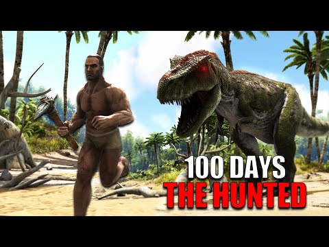 I Had 100 Days on The Hunted MOD | ARK: Survival Evolved