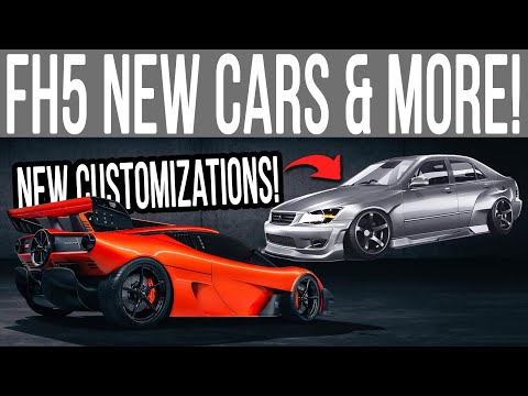 New Cars & Heaps of Customizations Leaked for Horizon 5!