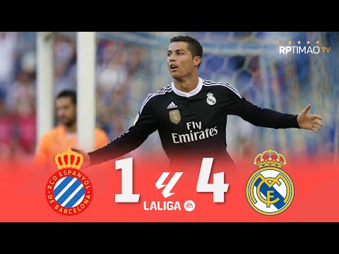 Espanyol 1 x 4 Real Madrid (C. Ronaldo Hat-Trick) ● La Liga 14/15 Extended Goals & Highlights ᴴᴰ