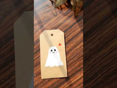 DIY Bookmark👻.... #bookmark #bookmarkdiy #cutebookmark #brownpaperart