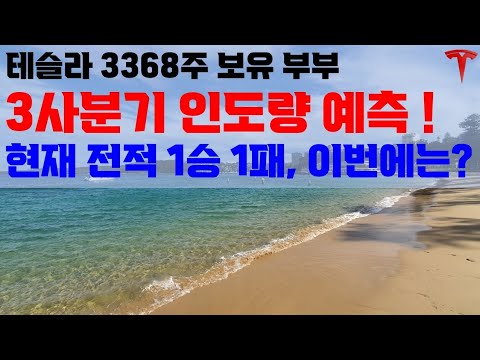 3사분기 인도량 예측해 보았습니다!