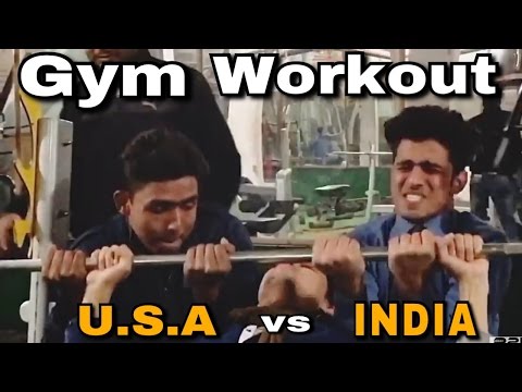 Gym workout in USA vs india | Round2hell | R2H