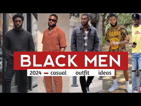 18 Casual Outfits Ideas For Black Men 🔥 black men fashion 🔥