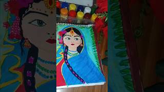 Radha’s Devotion in Art#ytshorts #art #radhakrishnadrawingstepbystep