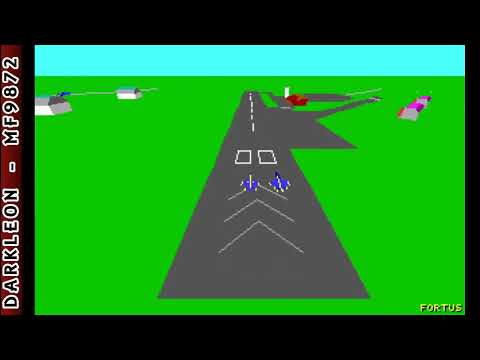 Blue Angels Formation Flight Simulation © 1989 Accolade - PC DOS - Gameplay