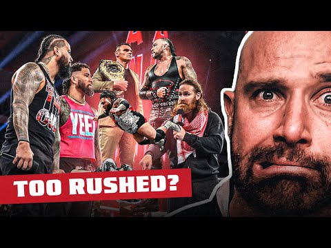 THE BLOODLINE REUNION IS BEING RUSHED! (Wrestling Hot Takes)