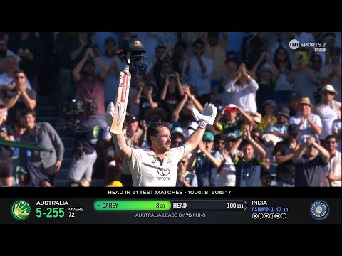 Travis Head Batting Today | IND vs AUS 2nd Test 2024 Travis Head Century 140 Runs vs India