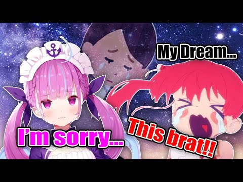 Aqua left Marine in Hokkaido and destroy her manager's dreams... 【Hololive JP】