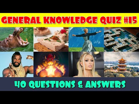 General Knowledge Trivia Quiz (Part 15)