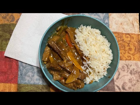 Making pepper steak