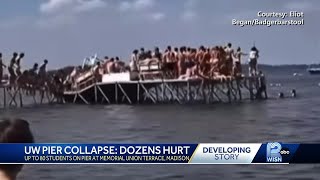 Pier collapses at UW-Madison Memorial Union Terrace