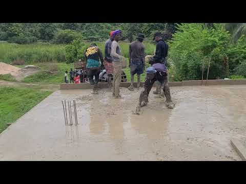 Construction bâtiment for blue resort near Leogane Haiti