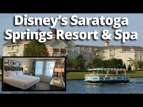 Disney's Saratoga Springs Resort 2-Bedroom Villa and Resort Tour