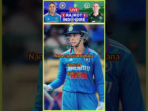 Smriti Mandhana | 2nd ODI vs Ireland #trendingshorts