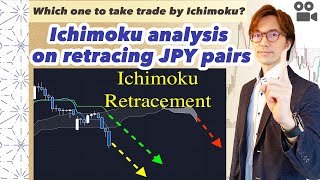 Retracing JPY pairs. Which one to take trade by Ichimoku? / 23 Mar 2021