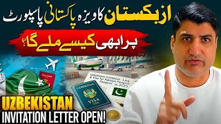 Uzbekistan Invitation Letter & Visa for Pakistani Passport in 2025