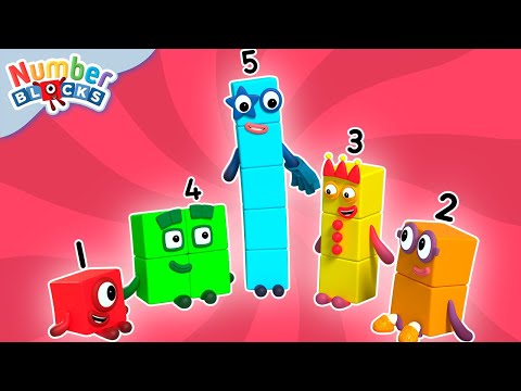 Off We Go | Full Episode - S1 E9 | Numberblocks (Level 1 - Red 🔴)