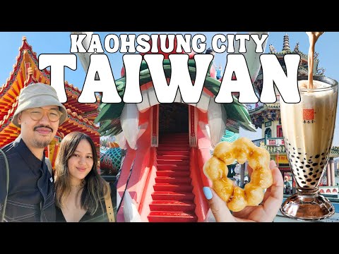 Kaohsiung Taiwan Travel Guide  🇹🇼 Street Food in Kaohsiung Taiwan, Liuhe Night Market, Lotus Pond