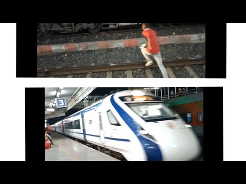 STUPID MAN JUMPS INFRONT OF INDIA'S FASTEST VANDE BHARAT EXPRESS