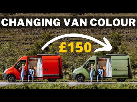 Painting Our Van OUTSIDE for under £150 | EVERYTHING You Need to Know