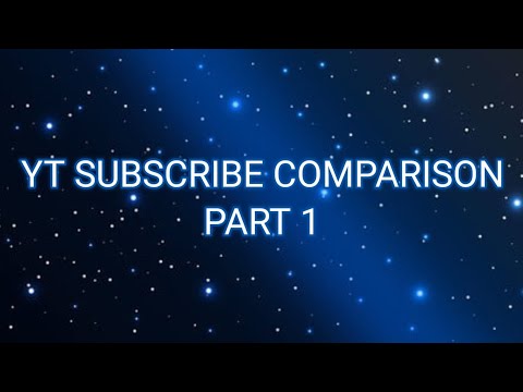 yt subscribe comparison part 1 #planetballz