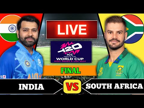 India vs South Africa T20 World Cup Match Final | Live Score | IND vs SA Live Cricket Match Today