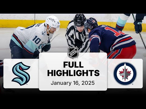 NHL Highlights | Kraken vs. Jets | January 16, 2025