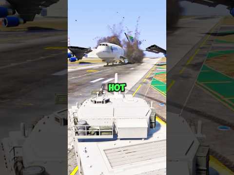 Tank VS Ramp How Far Will It Go #shorts #gta #ramp