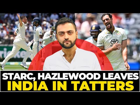 Starc, Hazlewood leaves India in tatters | India vs Australia 1st Test | LIUNCH Day 1