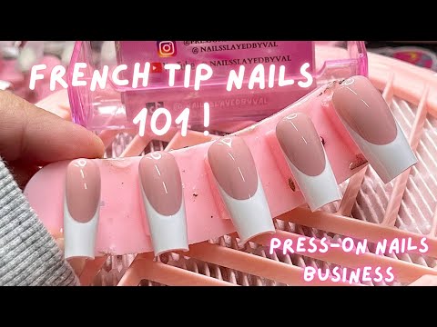 HOW TO MASTER FRENCH TIP NAILS | HOW TO DO FRENCH TIP NAILS FOR BEGINNERS